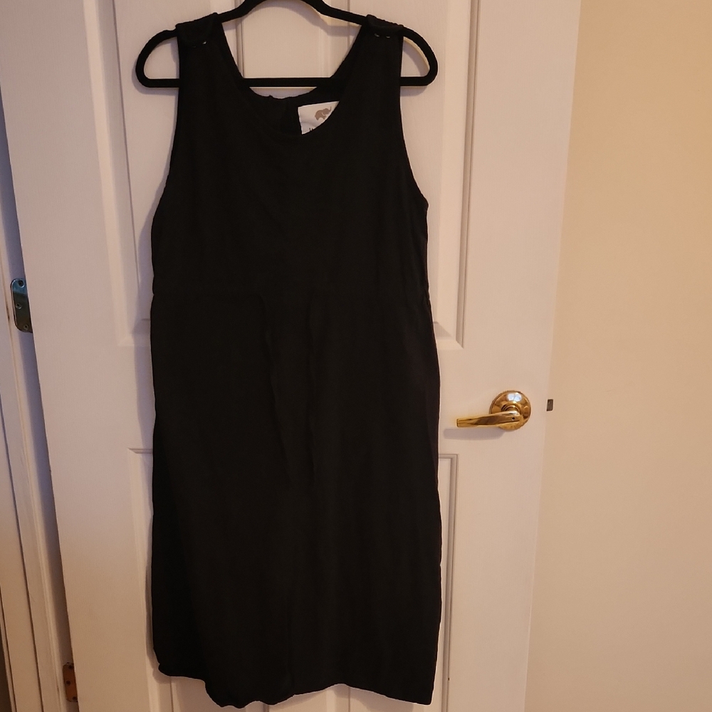 Monica And Andy Black Labor And Delivery Gown Unused Size M/L
